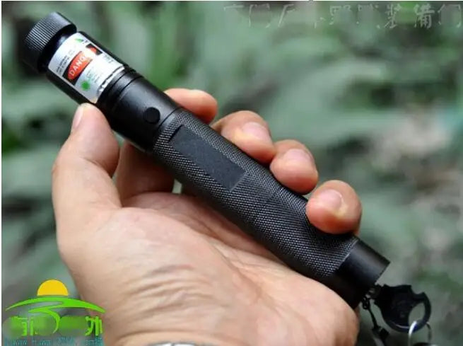 Hot! Powerful 1000000m 532nm Green Laser Sight pointer Powerful Adjustable Focus Lazer with laser pen Head Burning Match