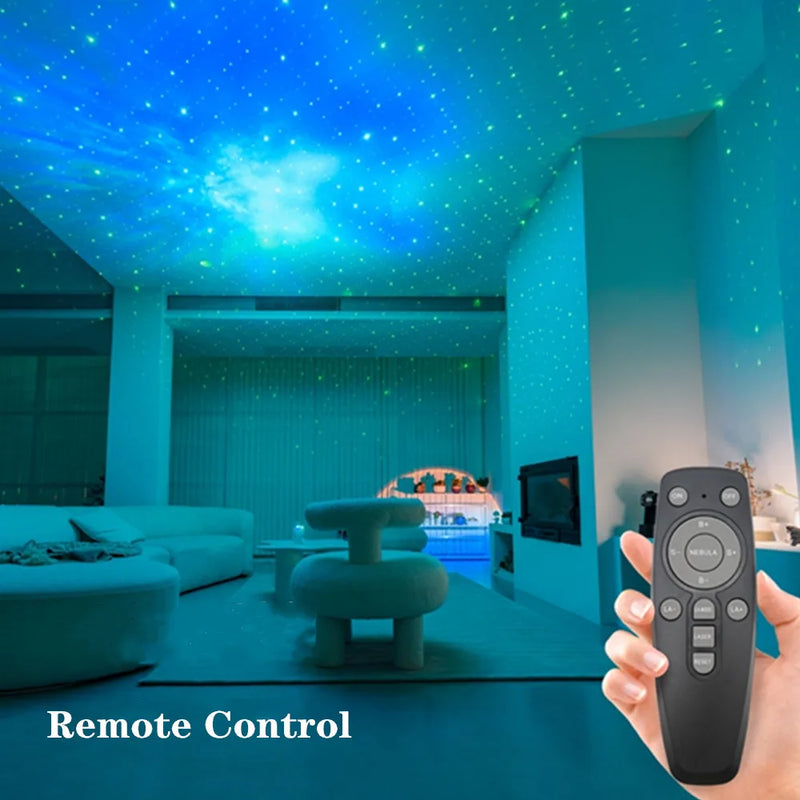 Projetor Astronauta Galaxy - Starry Night Light with Timer & Remote Nebula Light Projector for Kids Room Ceiling Home Decor